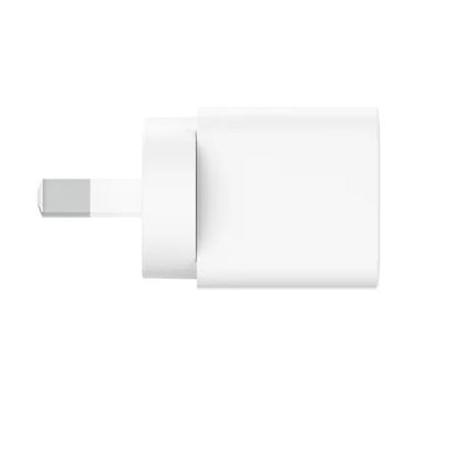 Belkin BoostCharge 25W USB-C PD 3.1 Cubic Wall Charger - White (WCA012auWH), Portable & Powerful, Apple, MFI-Certified, CEW $2500, 2 Years Warranty