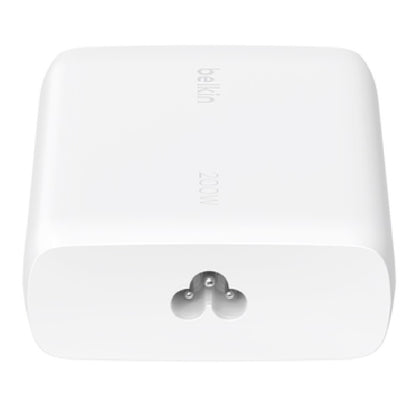 Belkin BoostCharge Pro 200W 4-Port USB-C GaN Desktop Charger - White (WCH015AUWH