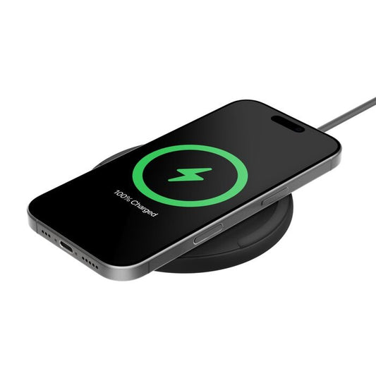 Belkin BoostCharge Wireless Charging Pad (15W) + USB-C to USB-C Cable (1.5M) - Black (WIA012fqBK), LED Indicator, $2500 CEW, 2 Years Warranty