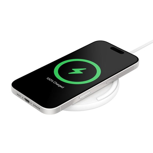 Belkin BoostCharge Wireless Charging Pad (15W) + USB-C to USB-C Cable (1.5M) - White (WIA012fqWH), LED Indicator, $2500 CEW, 2 Years Warranty