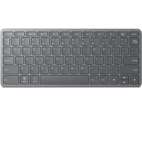 Lenovo Multi-Device Wireless Keyboard - (ZG38C05811), Connect upto 3 devices, Convenient & Comfort typing, Flexible connectivity, 1 Year Warranty