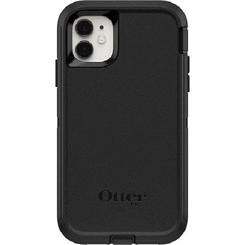 OtterBox Defender Apple iPhone 11 Case Black - (77-62457), DROP+ 4X Military Standard, Multi-Layer, Included Holster, Rugged, 7 Years Warranty