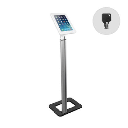 Brateck Anti-theft Tablet Kiosk Floor Stand with Aluminum Base Fit Screen Size