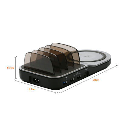 (LS) mbeat Gorilla Power 50W Qi Certified Multi-Device USB & Wireless Charging D