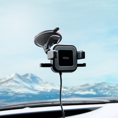 mbeat® Gorilla Power 10W Wireless Car Charger with 2.4A USB Charging, Air Vent