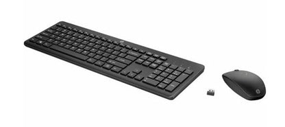 HP 235 USB Wireless Keyboard & Mouse Combo Reduced-sized & Low-Profile Quiet Key