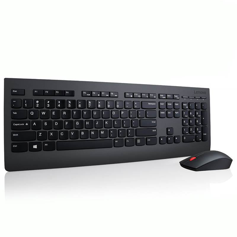 Lenovo Professional Wireless Keyboard & Mouse Combo – 2.4GHz, Slim Full-Size - GO CLICK ON