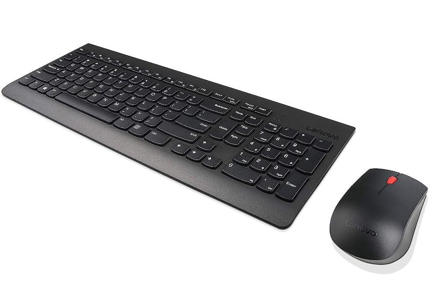 LENOVO Professional Wireless Keyboard & Mouse Combo Stylish Full-Size Slim 3-Zon