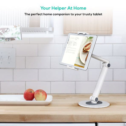 mbeatÂ® activiva Universal iPad & Tablet Tabletop Stand Universal Fit Freestyle Adjustment Material:Aluminium, Plastic Package Weight:1.24kg