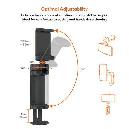 mbeat®   Portable Travel Phone Holder Portable Design/ 360 degree Rotatable Bas