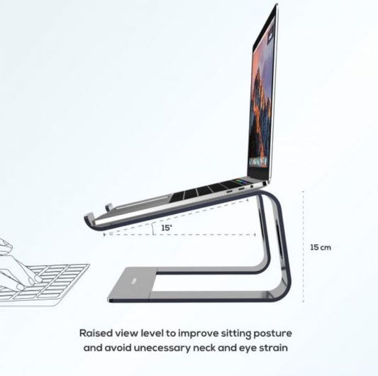 mbeatÂ® Stage S1 Elevated Laptop Stand up to 16' Laptop (Space Grey) Material: Aluminium Alloy Product Weight: 0.9 kg