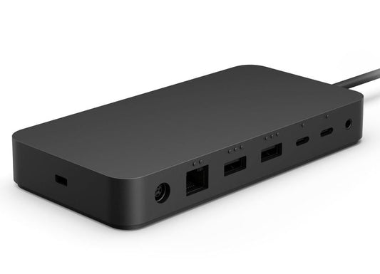 Microsoft Surface Thunderboltâ„¢ 4 Dock Station 4K 165W 40Gbps USB-C USB-A 3.5mm Audio Jack 2.5G Ethernet Go2/3 Studio Pro 7/7+/8/9/X/10/11 Laptop 5/6/7
