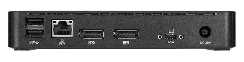 Targus Universal USB-C Dual Video 4K Docking Station with 65W Power Delivery Sup