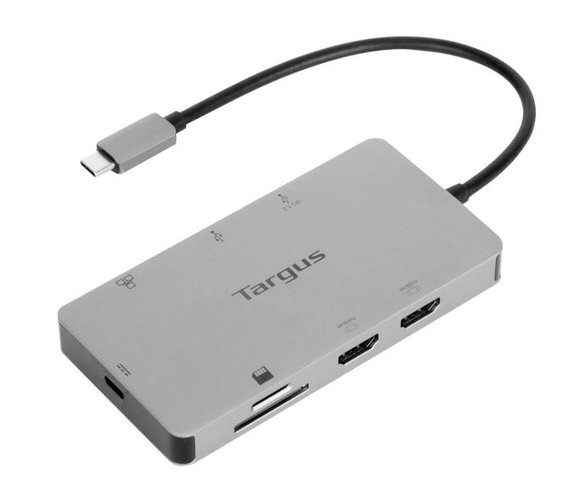 Targus USB-C Dual HDMI 4K Docking Station with 100W Power Delivery Pass-Thru 2xH