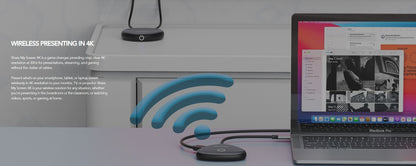 Verbatim 4K Wireless USB-C HDMI Adapter Dongle -Share My Screen Mirror Image. Co