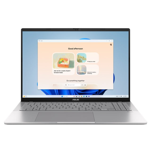 ASUS Vivobook S16 16' OLED INTEL CORE ULTRA 7 255H FHD 16:10 aspect ratio DDR5 16G 1TB Matte Gray Win11Home 1yr wty 1.7kg Notebook~Q3