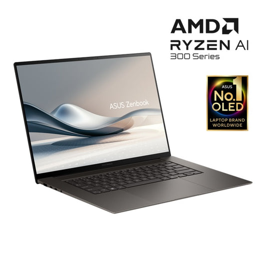 ASUS Zenbook S16 AMD RYZEN AI 7 350, 16' 3K (2880x1800) OLEDï¼ŒLPDDR5X 16G(On BD.) 1TB PCIEG4/Zumaia Gray(Touch), Co-pilot+, Win 11 Pro, ~50TOPS, 1.5kg
