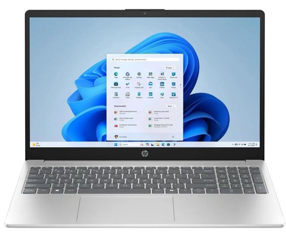 HP 15F 15.6' FHD Touch Intel i5-1334U 8GB DDR4 512GB Windows 11 Home Iris Xe GPU WiFi6 USB-C HDMI 1YR RTB WTY 1.6kg