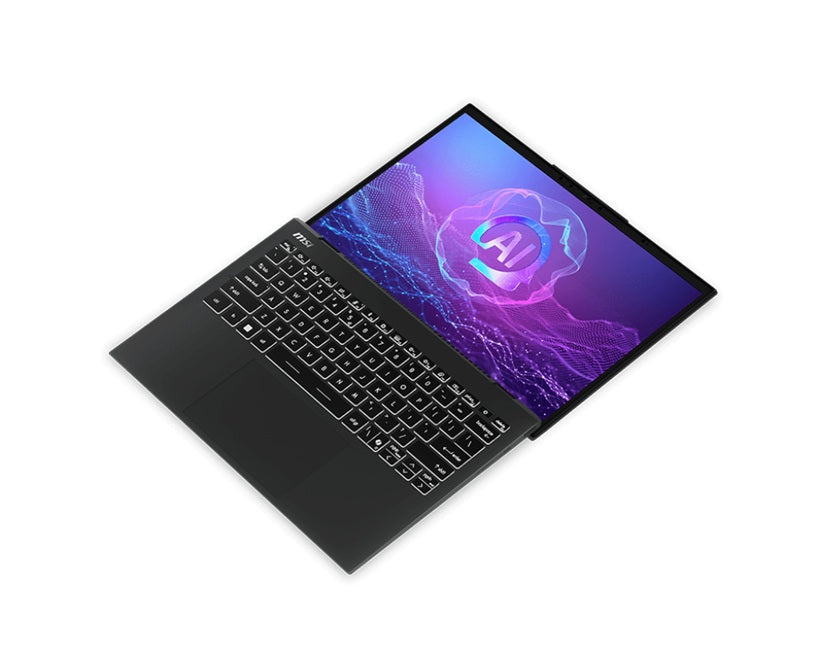 MSI Prestige Series Notebook 13.3' 2.8K OLED Intel Core Ultra 9 288V LPDDR5-8533 32GB 1xM.2 slot SSD WindowsÂ® 11 Home 13Q3 (IntelÂ® Arc Graphics)