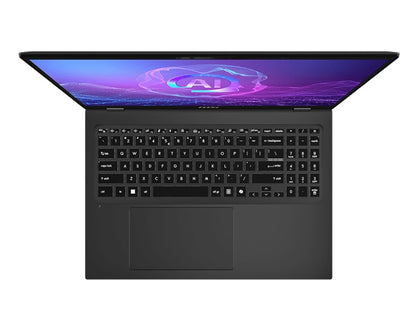 MSI Prestige Series Notebook 16' UHD IntelÂ® Coreâ„¢ Ultra 9 288V Embedded 32GB LPDDR5x-8533 2xM.2 SSD slot Windows11  IntelÂ® Arc Graphics