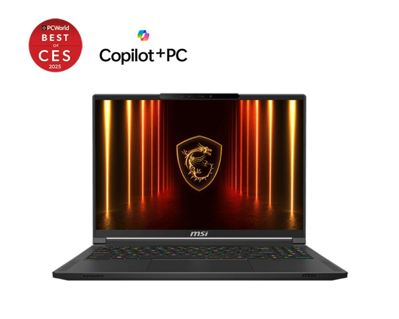 MSI Stealth Series Gaming Notebook 16' QHD AMD Ryzenâ„¢ AI 9 HX 370 Processor DDR5-6400 32GB, 2TB SSD RTX 5070 GDDR7 8GB   Windows11 Pro (LS)