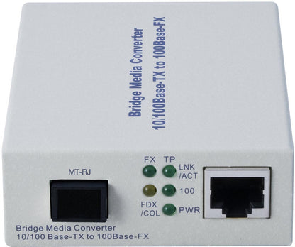Alloy FCR200MT 10/100Base-TX to 100Base-FX Multimode Fibre (MT) Converter with L