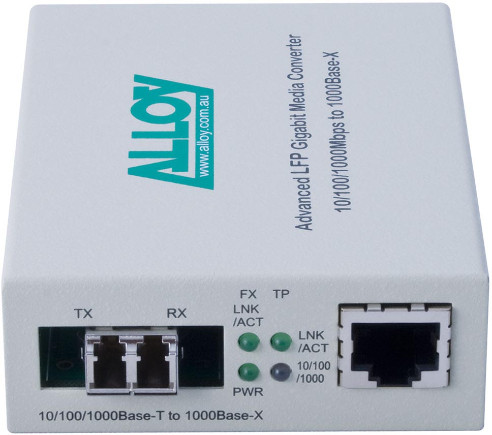 Alloy GCR2000LC.10 Gigabit Standalone/Rackmount Media Converter