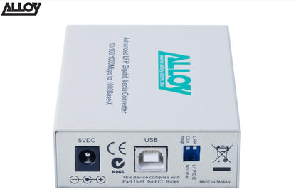 Alloy GCR2000SC.10 Gigabit Standalone, Rackmount Media Converter, Ethernet, Dual