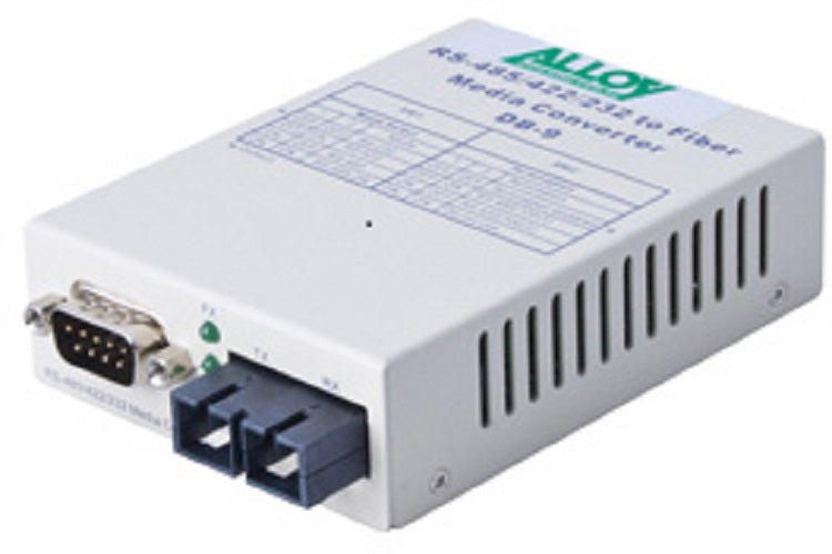 Alloy SCR460SC-3 RS-232/422/485 Serial DB-9 to Single Mode Fibre Converter. Max.