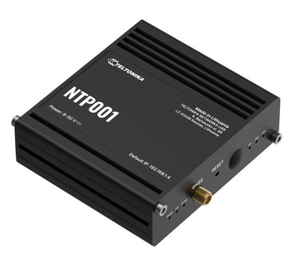 Teltonika NTP001, Accurate & low-cost NTP server, Network Time Synchronization, GNSS capabilities, UTC-traceable time, Plug-and-play functionality