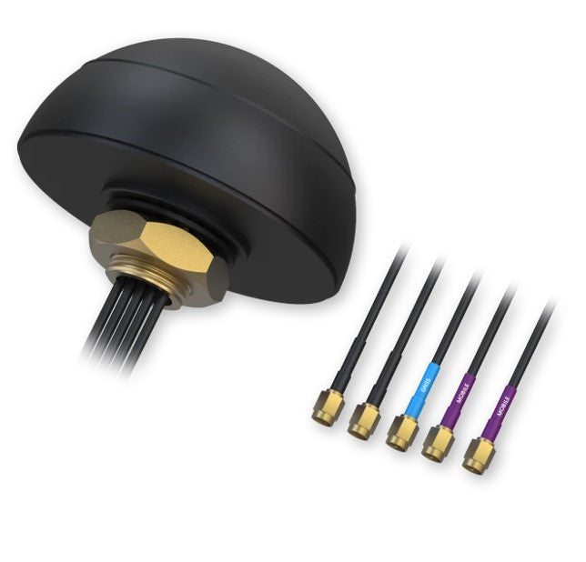 Teltonika Combo MIMO Mobile/GNSS/WiFi Flush Mount Mobile Antenna for Vehicle/Cab