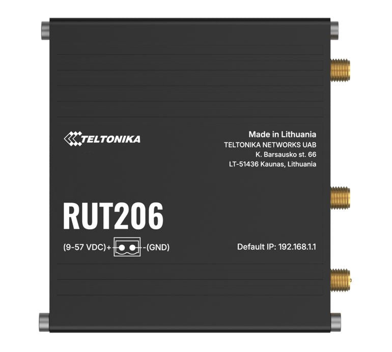 Teltonika RUT206 Industrial 4G Router, Cat 4, RS232 & RS485 for serial communica