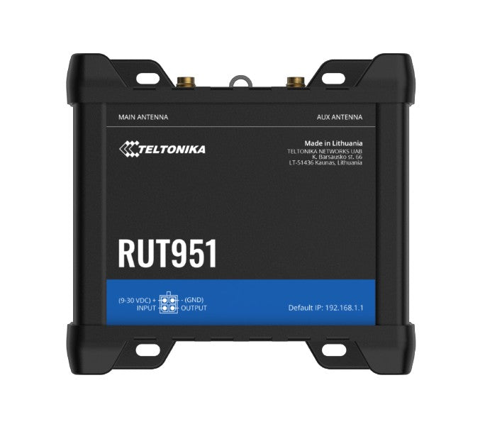 Teltonika Industrial Cellular Router, 4G LTE (Cat 4), Dual SIM,WI-FI, Automatic