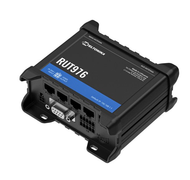 Teltonika RUT976 Redcap 5G Router, Dual-SIM, WAN Failover with 4x Ethernet Ports