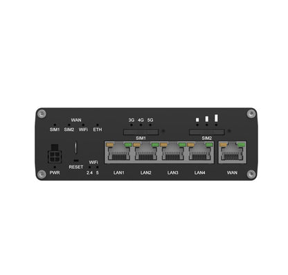 Teltonika RUTC50 5G Ultra-high Cellular, Dual-Band Wi-Fi 6 with Multi-User MIMO, Dual SIM, Ultra-high cellular speeds of up to 3.4 Gbps, PSU included