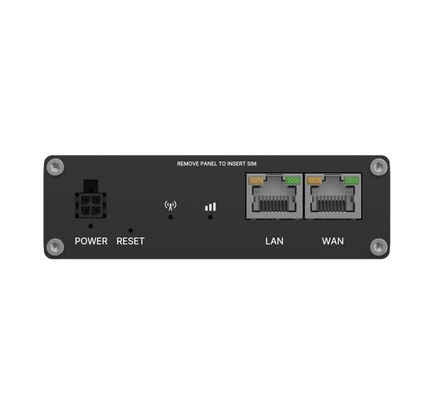 Teltonika RUTM30 Compact 5G Router, 5G dual SIM cellular, 5 Gigabit Ethernet ports, Dual-Band Wi-Fi, Backward Compatible with 4G, PSU included