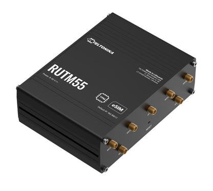 Teltonika RUTM55 Dual 5G Router, Dual SIM & eSIMâ„¢, Telit 5G Modem, Auto-Failover,