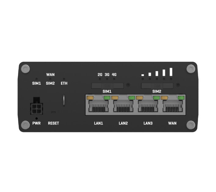 Teltonika Industrial Cellular Router, 4G LTE CAT 6, Dual SIM, Instant LTE Failov