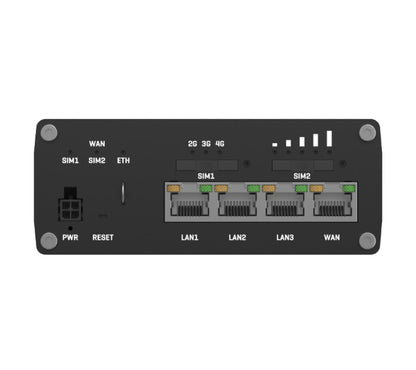 Teltonika Industrial Cellular Router, 4G LTE CAT 6, Dual SIM, Instant LTE Failov