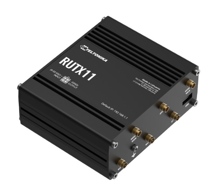 Teltonika Industrial Cellular Router, 4G LTE CAT 6, Dual SIM with auto failover,