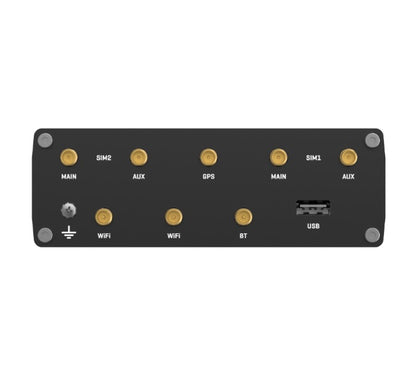 Teltonika RUTX12 Dual LTE CAT 6 Industrial Cellular Router, Dual SIM CAT6 4G LTE Router/Firewall with Dual Band WiFi 5, PSU included