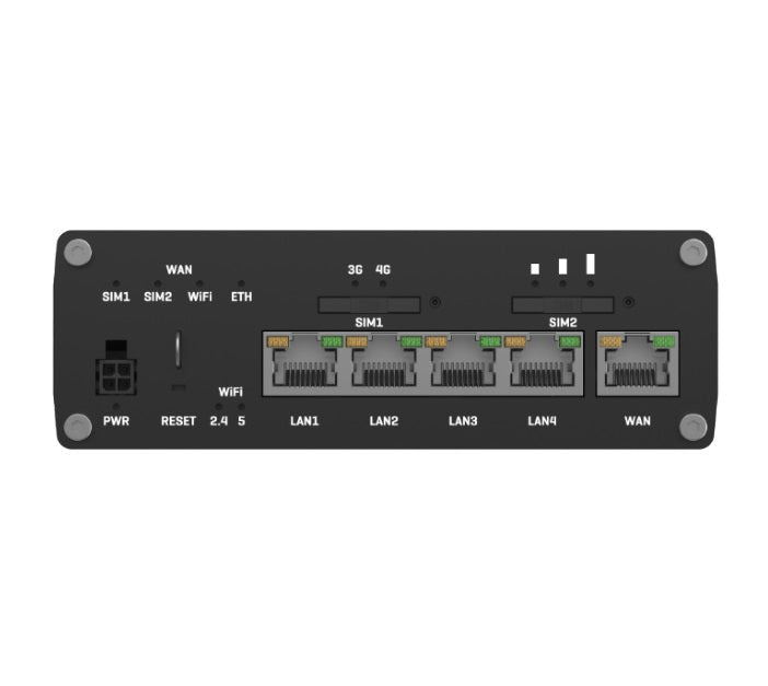 Teltonika 4G LTE CAT12 Industrial Cellular Router, Instant LTE Failover, Dual Ba