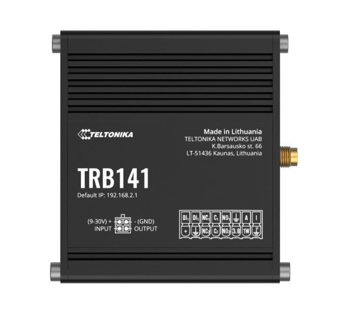 Teltonika Industrial Rugged GPIO LTE Gateway, 4G/LTE (Cat 1), I/O connector bloc