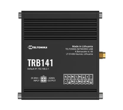 Teltonika Industrial Rugged GPIO LTE Gateway, 4G/LTE (Cat 1), I/O connector bloc