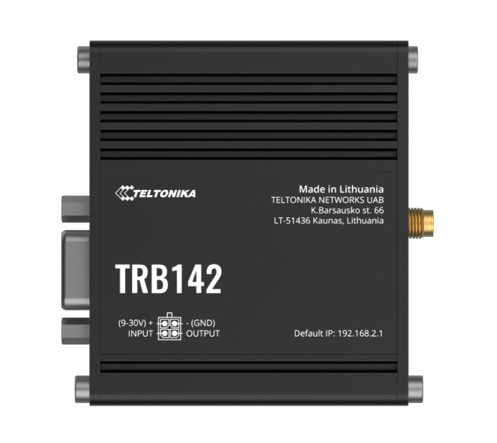 Teltonika Industrial Rugged LTE RS232 Gateway, 4G/LTE (Cat 1), Equipped with RS2
