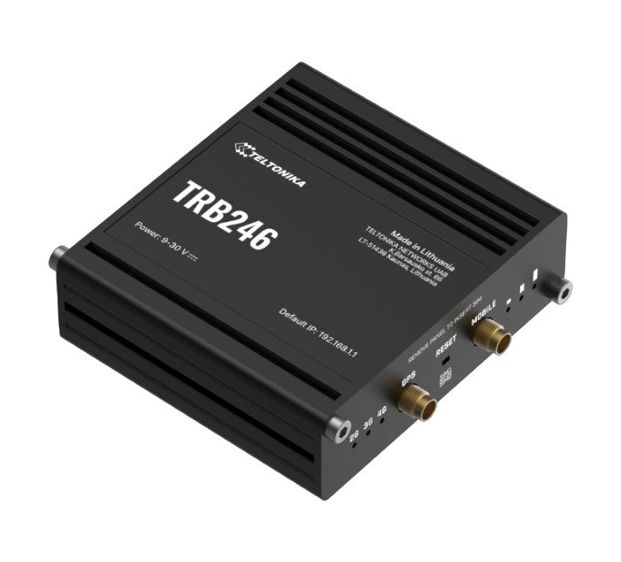 Teltonika Industrial IoT Gateway, 4G/LTE(Cat 4), Dual SIM, Auto-Failover, Backup