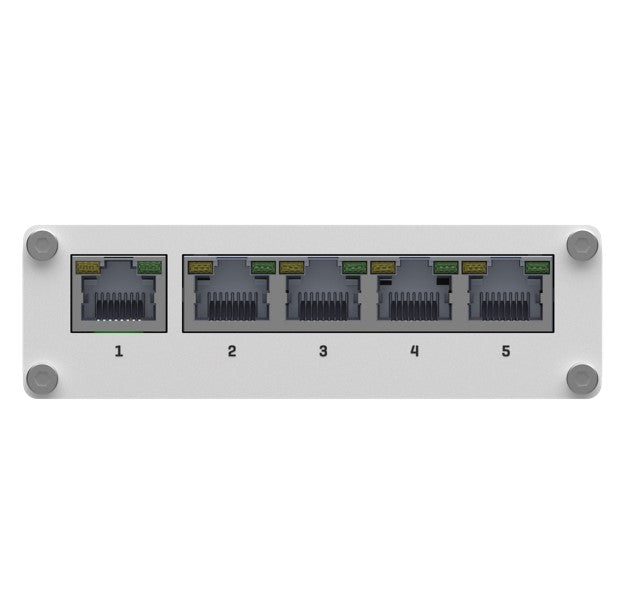 Teltonika L2 Unmanaged Ethernet Switch, 5 x Gigabit Ethernet with speeds up to 1