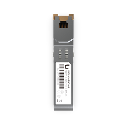 Ubiquiti SFP+  to RJ45 Transceiver Module, 1/2.5/5/10GBase-T Copper SFP+ Transceiver, 1/2.5/5/10 Gbps Throughput, Supports Up To 100m