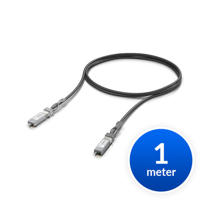Ubiquiti SFP+ Direct Attach Cable, 10Gbps DAC Cable, 10Gbps Throughput Rate, 1m