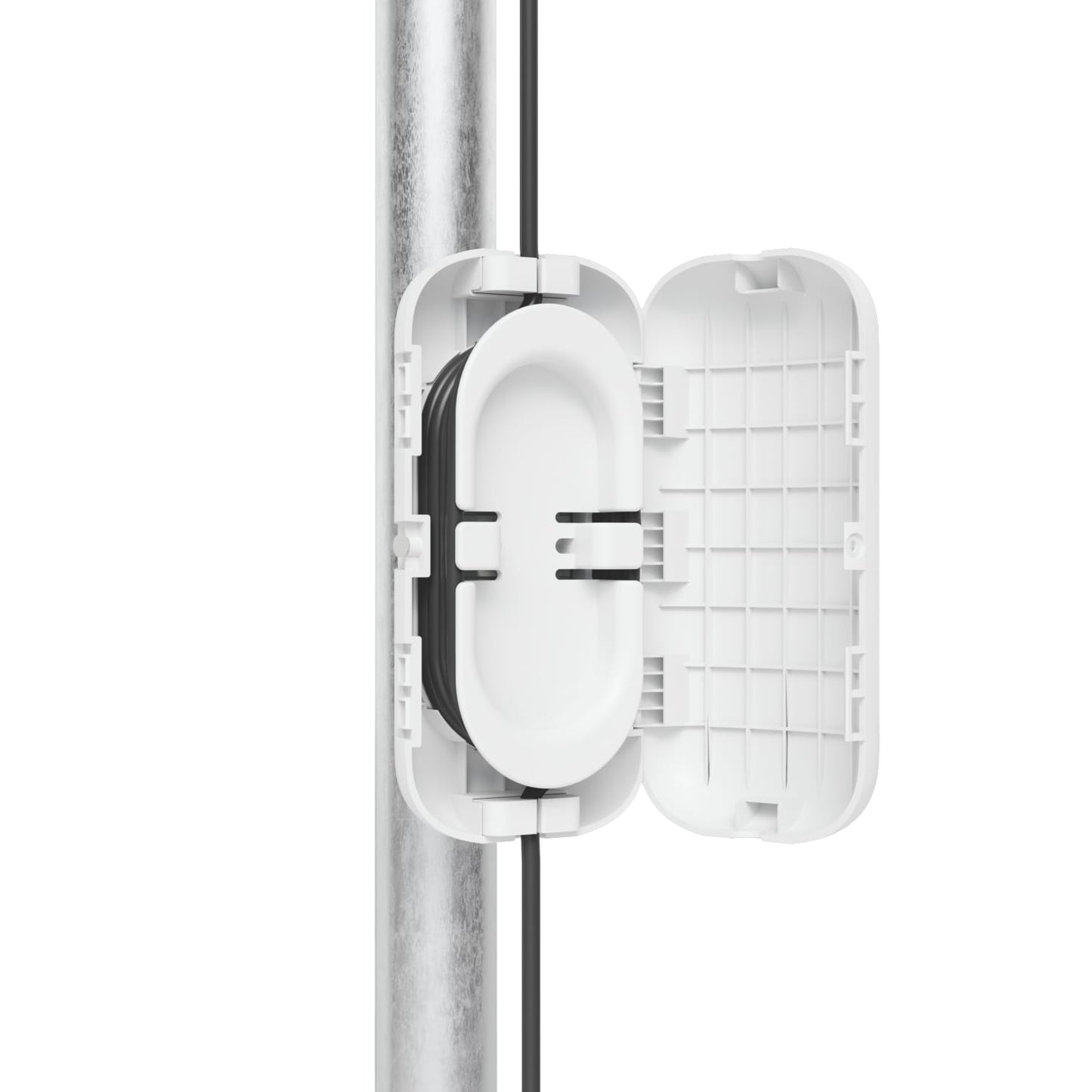 Ubiquiti Fiber Strain Relief Kit, UV-resistant, Pole or Wall-mountable, Detachab